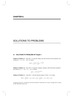 solutions to problems
