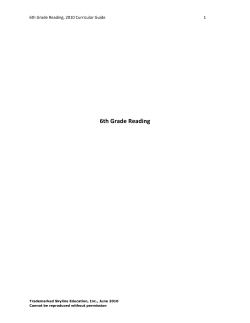 6th Grade Reading - Skyline Education