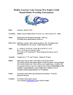 Hadley-Luzerne/ Lake George War Eagles Youth Round Robin