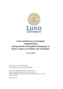 Code and inference in metaphor comprehension: Interpretation of
