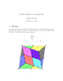 Chip Firing on Graphs