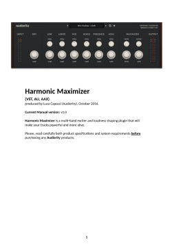 Audiority - The Modular Piano Manual