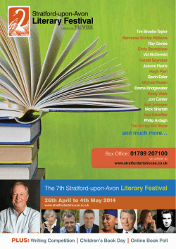 Stratford Literary Festival