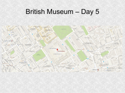 British Museum &ndash; Day 5