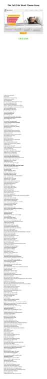 The Tell Tale Heart Theme Essay