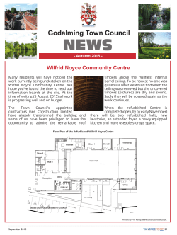 Autumn 2015 - Godalming Town Council
