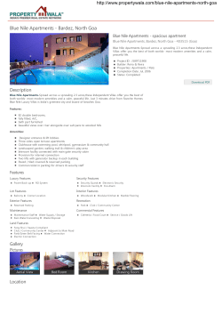 Blue Nile Apartments - Bardez, North Goa