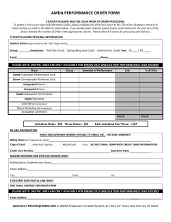 Performance Request