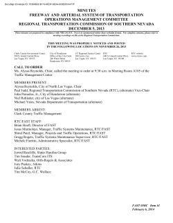 minutes freeway and arterial system