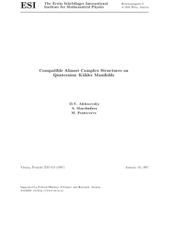 Compatible Almost Complex Structures on Quaternion