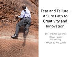 Fear and Failure - Royal Roads University