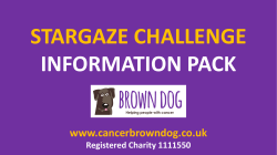 Stargaze challenge 2017 info pack!