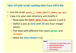 Task: XY-plot script reading data from ASCII file