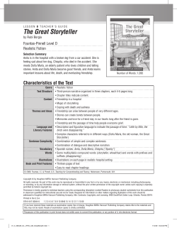 The Great Storyteller - Houghton Mifflin Harcourt