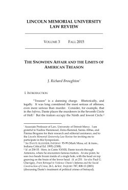 the snowden affair and the limits of american treason