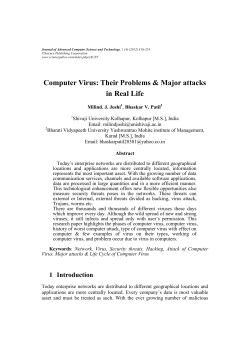 Computer Virus - Semantic Scholar