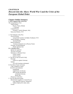 Chapter 28 Notes and Vocab