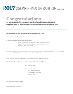 Congratulations - Texas Electric Cooperatives, Inc.