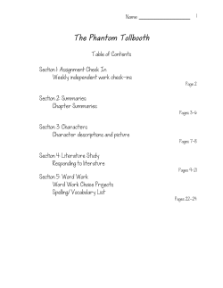 The Phantom Tollbooth