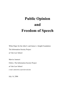 Public Opinion - Yale Law School