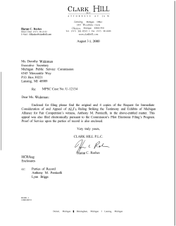 CLARKHILLP I> c - Electronic Case Filings