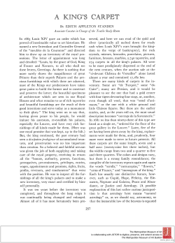 king`s carpet - The Metropolitan Museum of Art