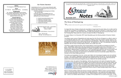 The Story of Thanksgiving