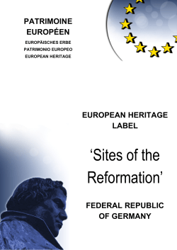 Sites of the Reformation