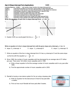 3.5 slope applications assignment
