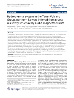 Hydrothermal system in the Tatun Volcano Group, northern Taiwan