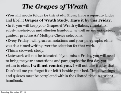 The Grapes of Wrath