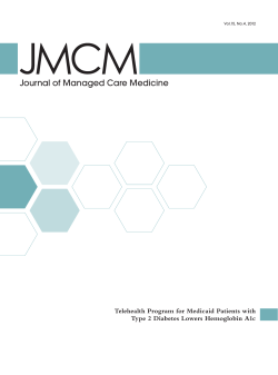 Journal of Managed Care Medicine