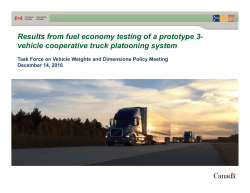 Cooperative Platooning Testing