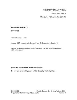 ECO-M038 Module Contact - University of East Anglia