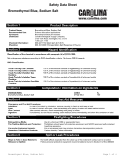 Bromothymol Blue, Sodium Salt cas34722-90