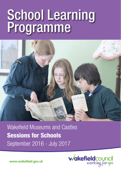our schools programme