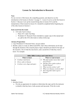 Lesson 3a: Introduction to Research