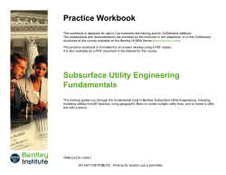 Subsurface Utility Engineering Fundamentals