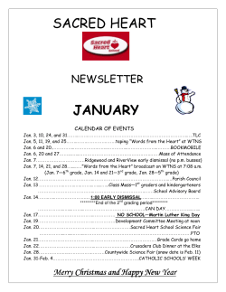 sacred heart january - Sacred Heart Coshocton