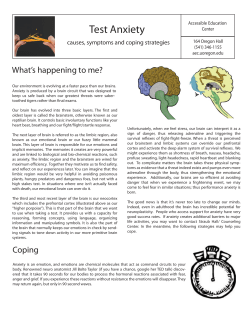 Test Anxiety: Causes, Symptoms and Coping Strategies