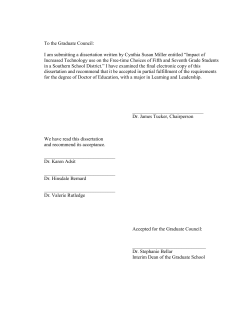 Impact of increased technology use in the free-time