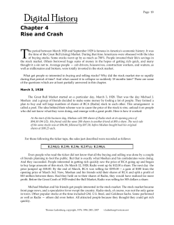 Chapter 4 Rise and Crash