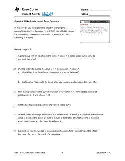 Summary of lesson - TI Education
