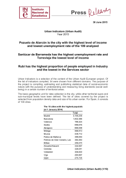Pozuelo de Alarc&oacute;n is the city with the highest level of income and