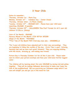 3 Year Olds - St. Catharine Early Childhood Center