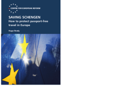 Saving Schengen - Open Society Foundations