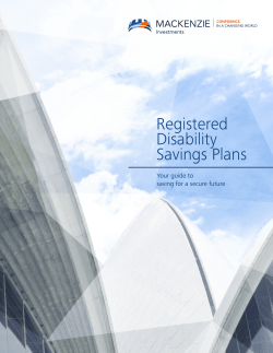 Guide to Registered Disability Savings Plans