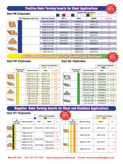 Page # 3 - Missouri Carbide