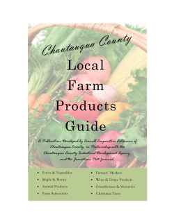 NEW Farm Products Guide - Cornell Cooperative Extension