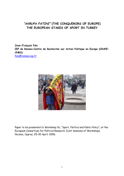 "Avrupa Fatihi" (The Conquerors of Europe)